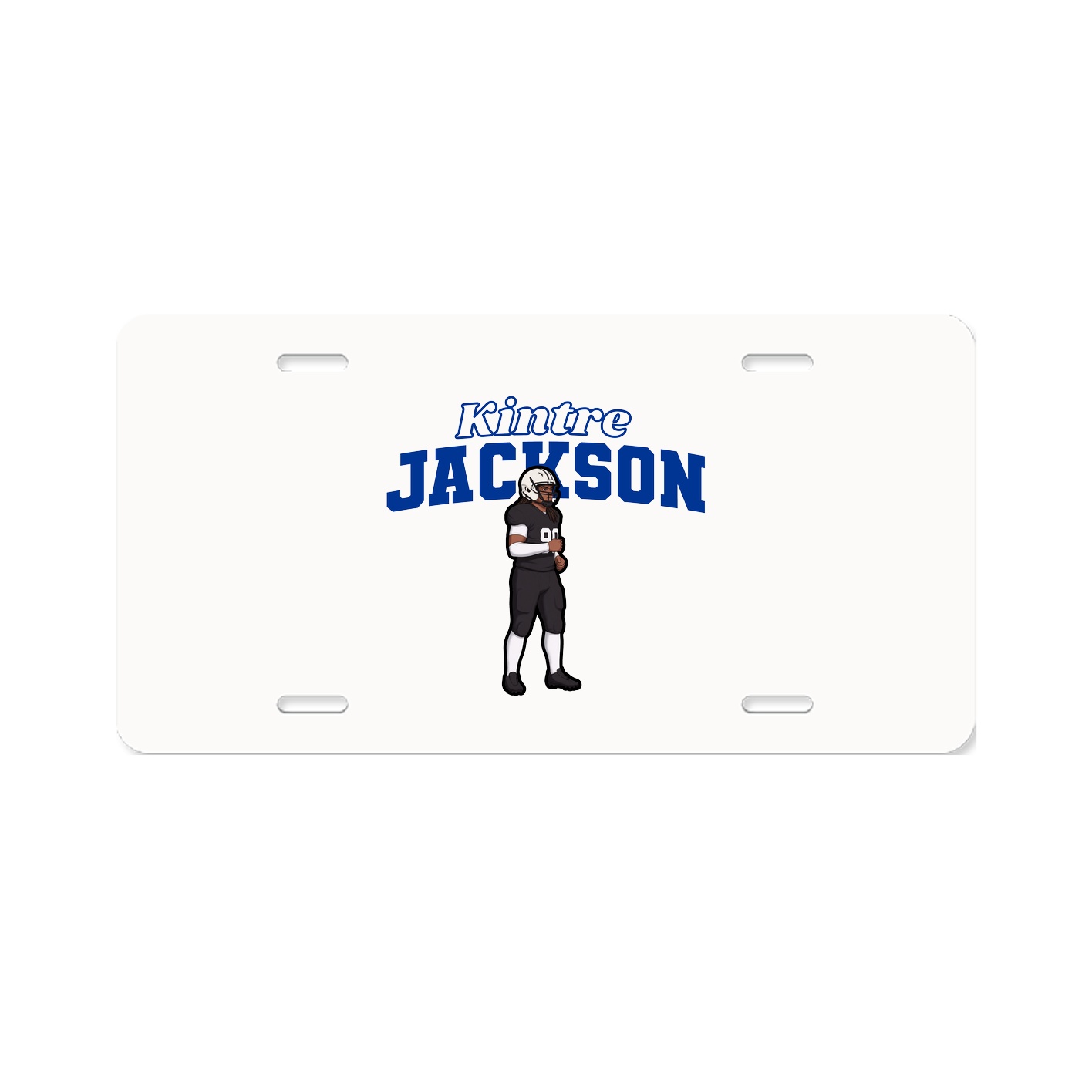 License Plate — Name Arch in Classic