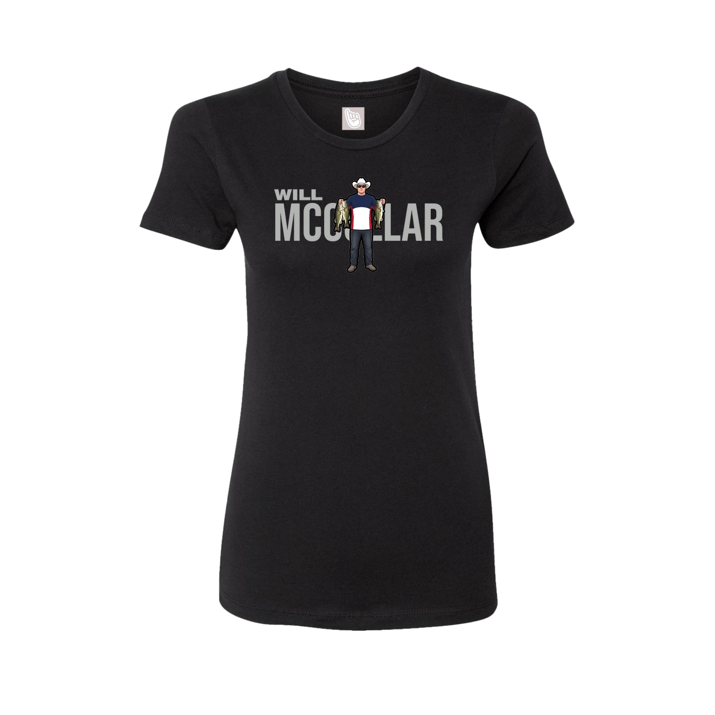 Womens Tee — Player Name in Black