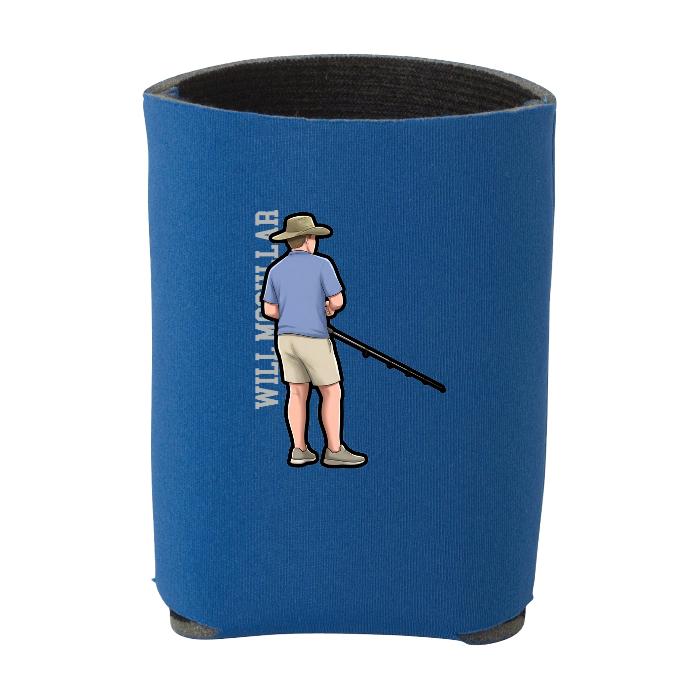 Can Holder — Name Vertical in Royal