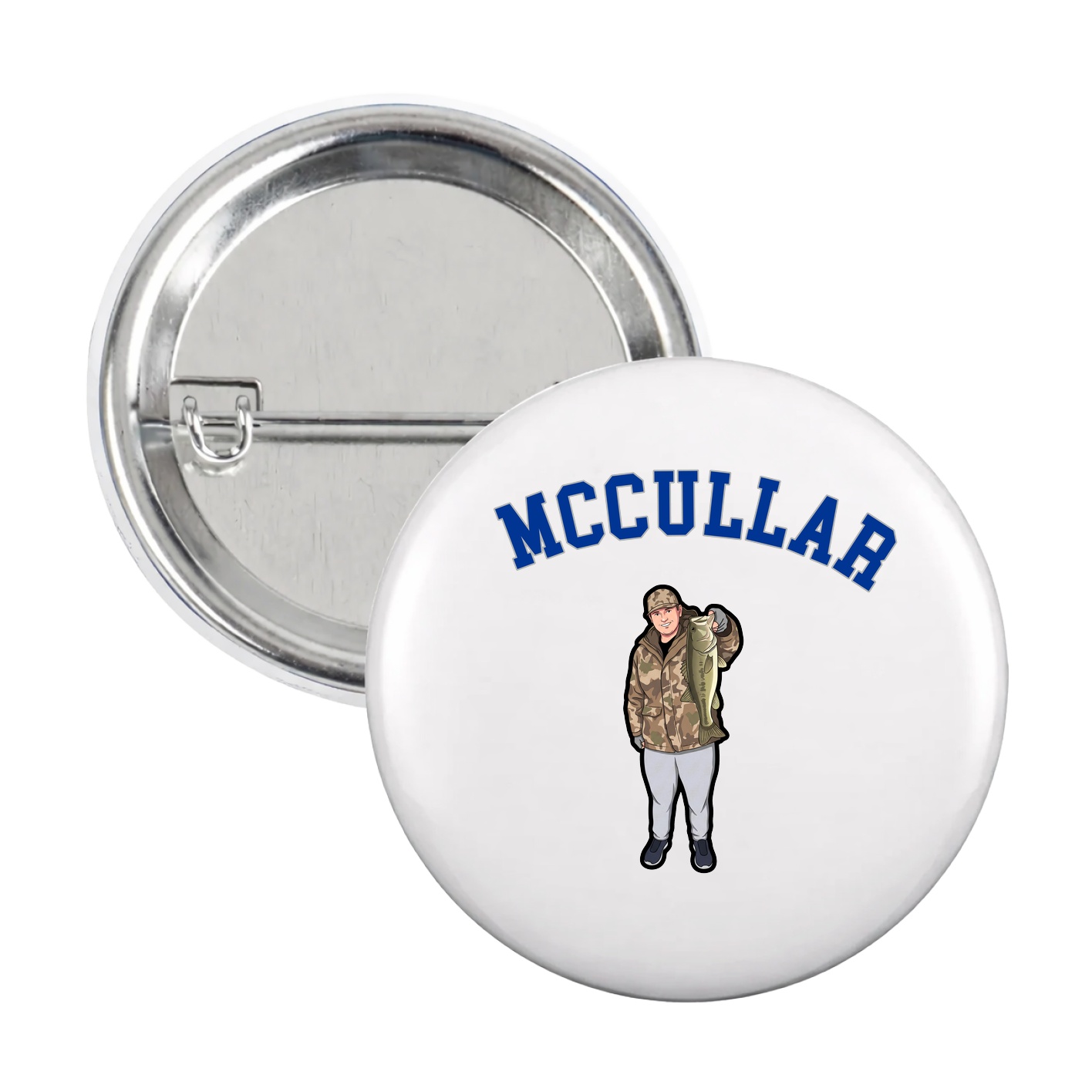 Game Day Button — Shirsey Arch in White