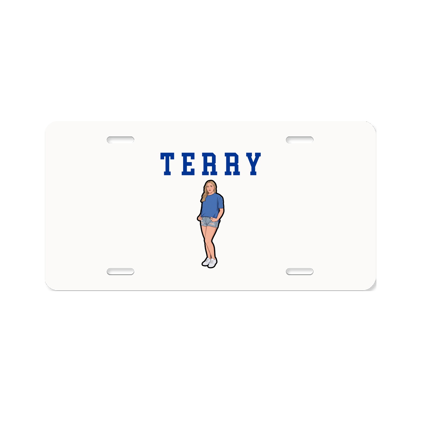 License Plate — Shirsey in Classic