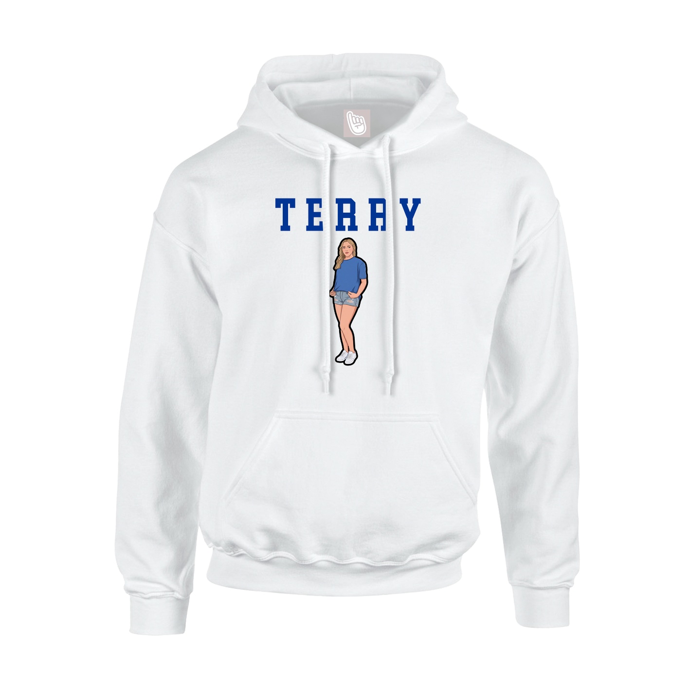 Hoodie — Shirsey in White