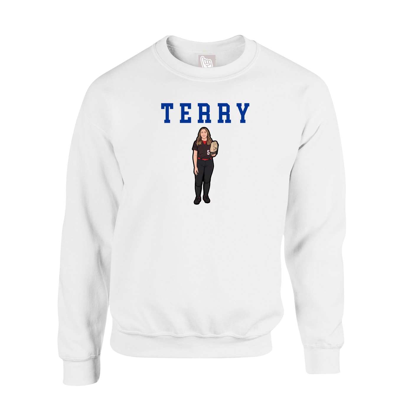 Fleece Crew — Shirsey in White
