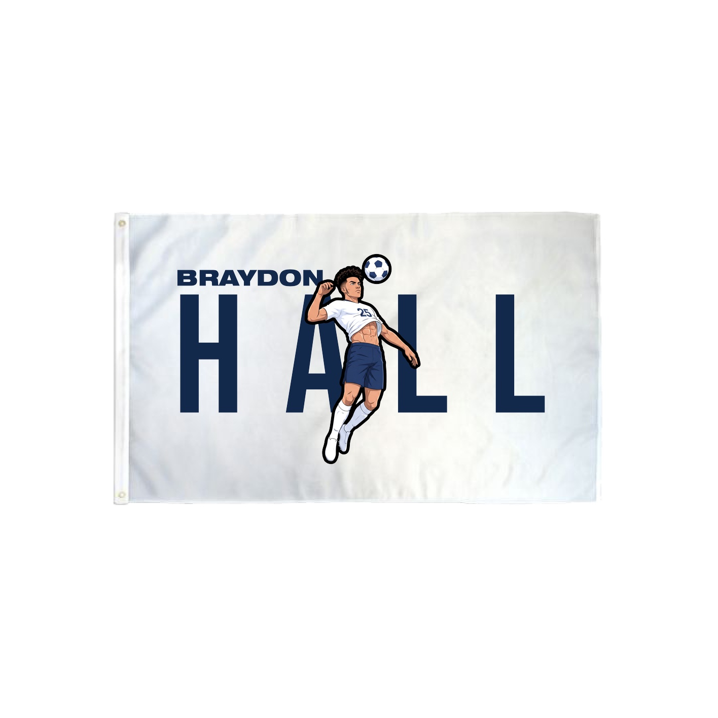 3x5 Flag — Player Name in Classic