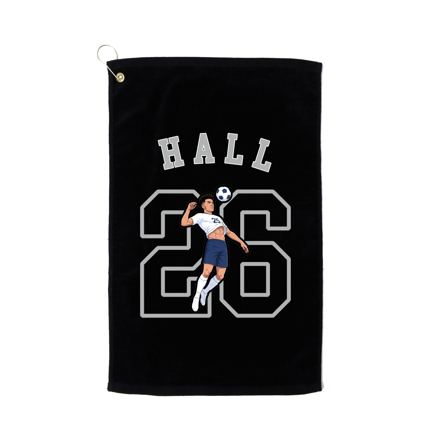 Golf Towel — Shirsey Arch in Black