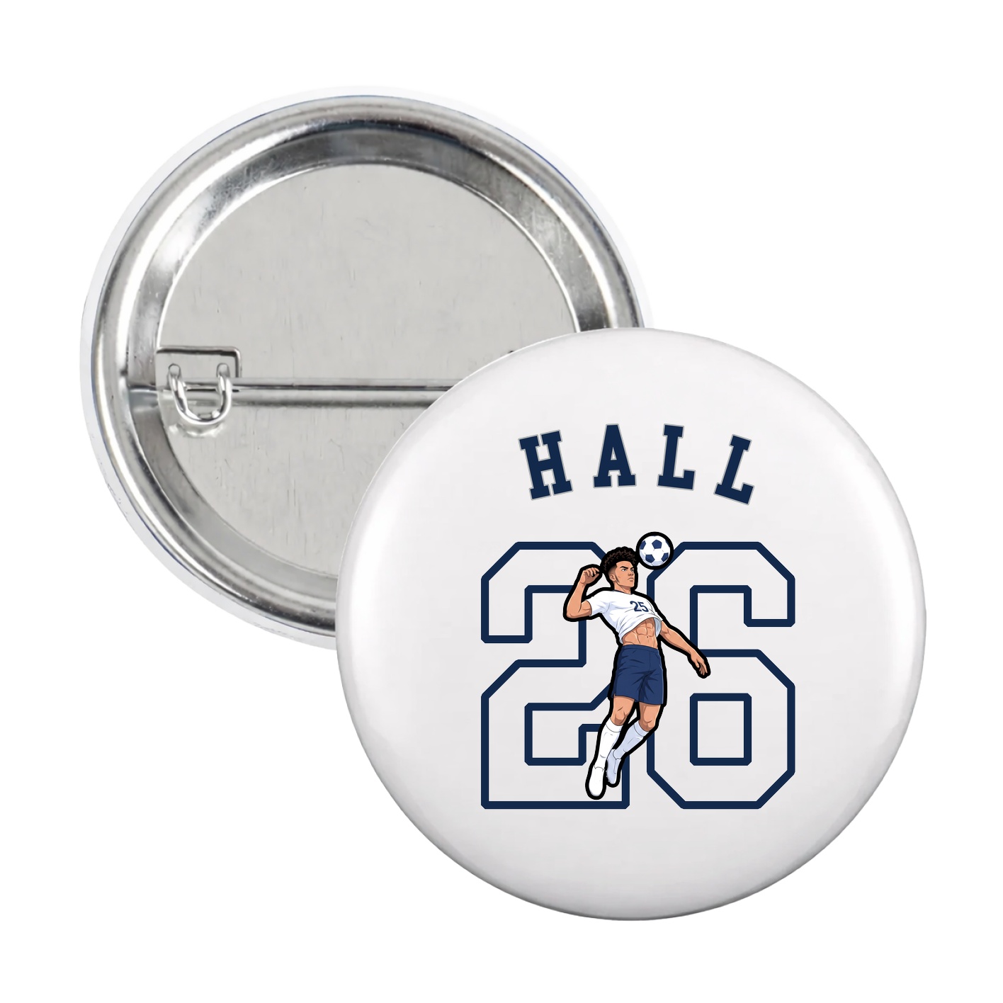 Game Day Button — Shirsey Arch in White