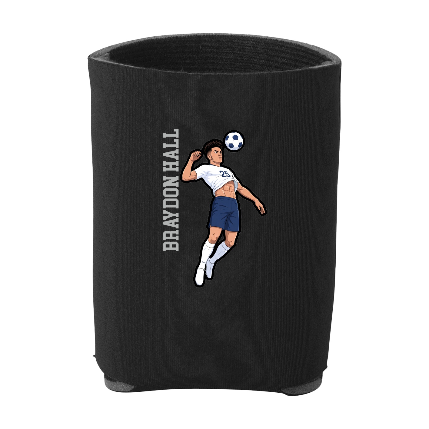 Can Holder — Name Vertical in Black