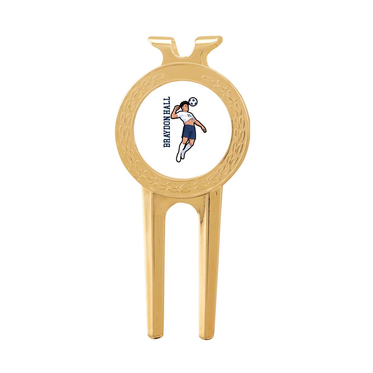 Divot Tool with Ball Marker — Name Vertical in Classic