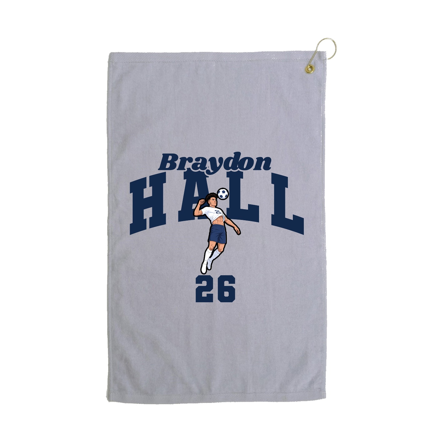 Golf Towel — Signature Arch in Grey