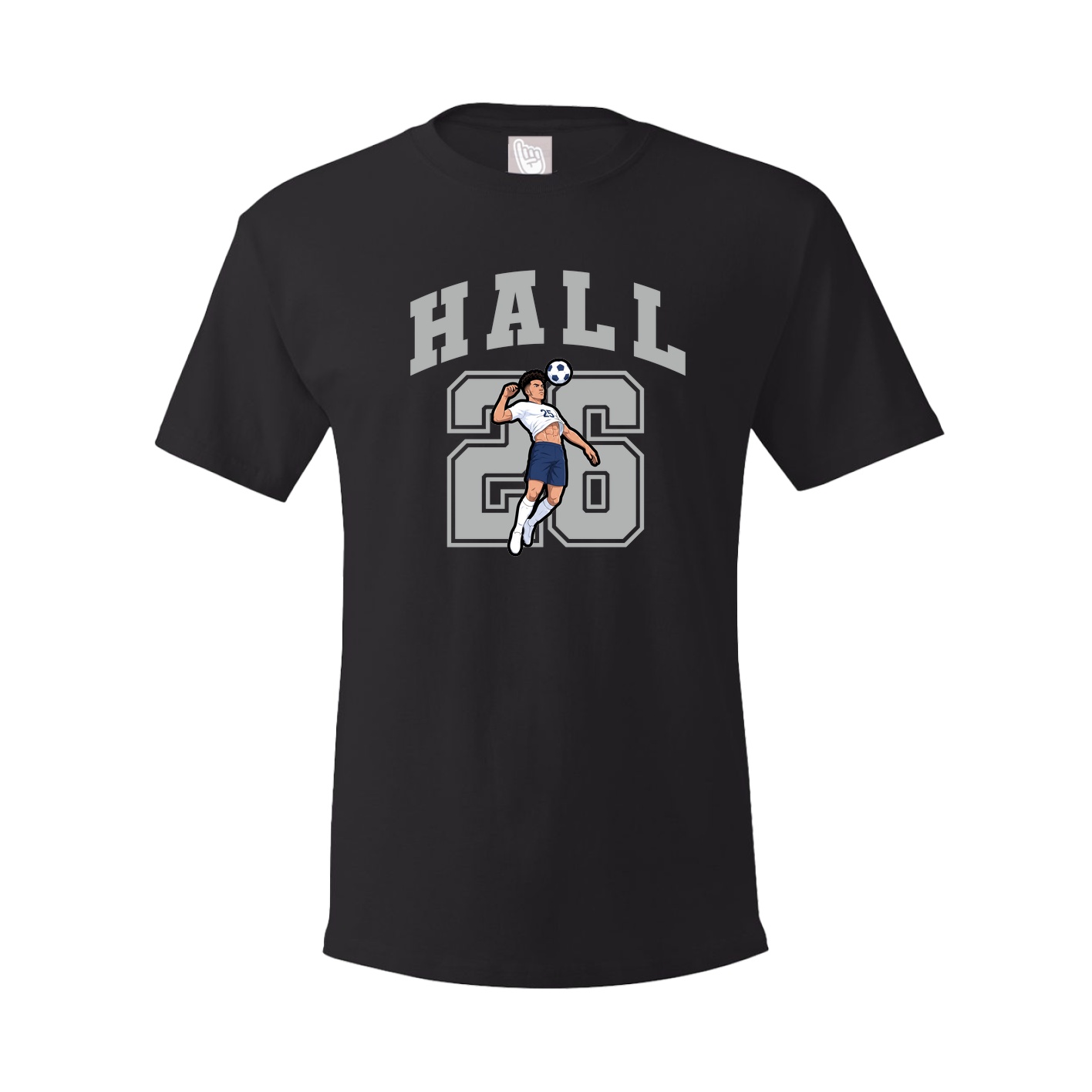 Youth Tee — Number in Black
