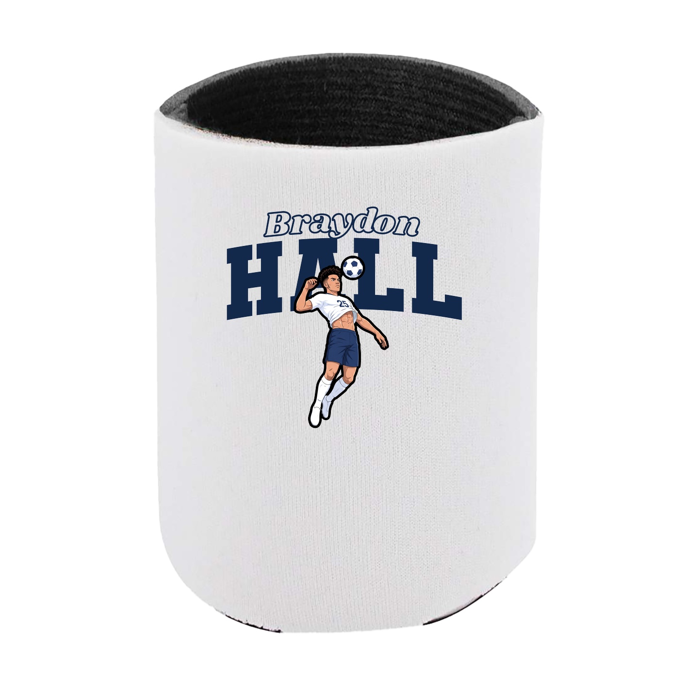 Can Holder — Name Arch in White