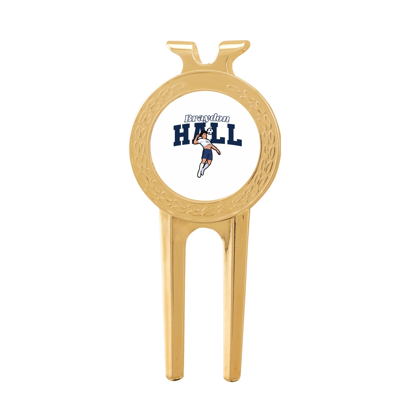 Divot Tool with Ball Marker — Name Arch in Classic