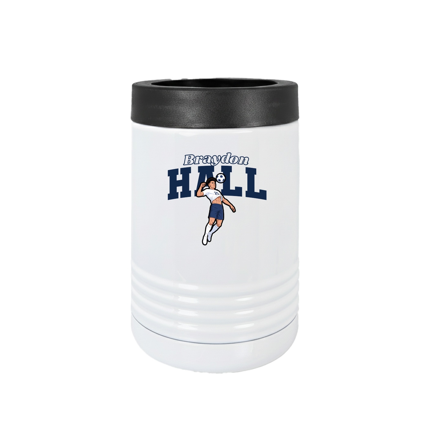 Beverage Holder — Name Arch in White