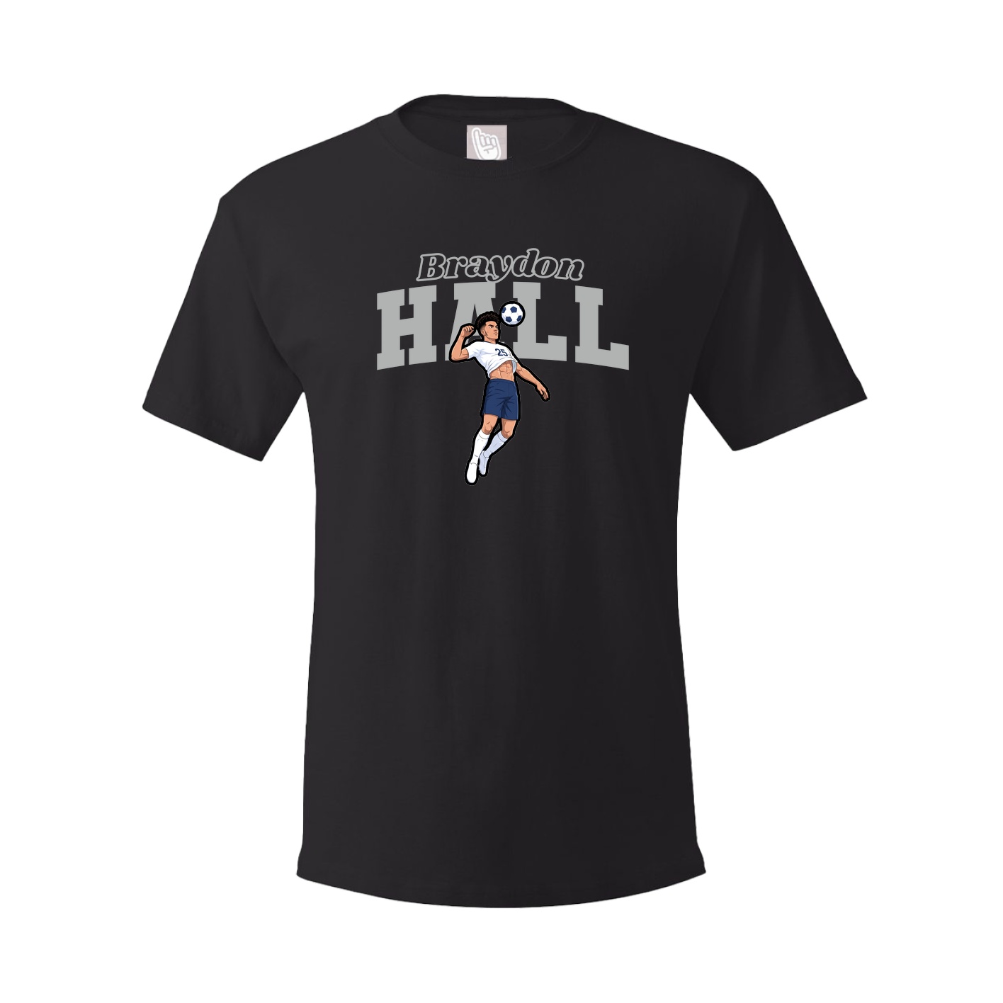 Youth Tee — Name Arch in Black