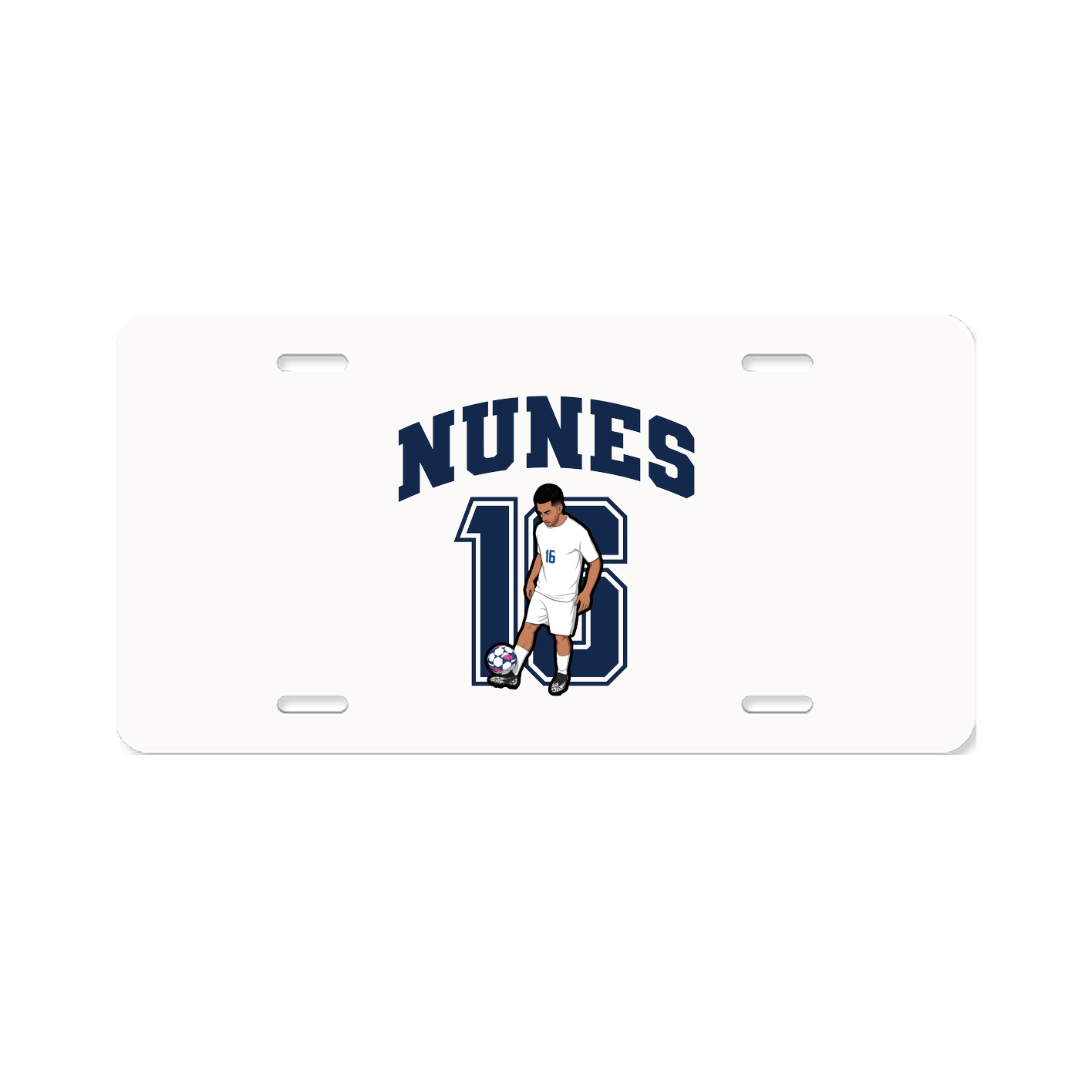 License Plate — Number in Classic