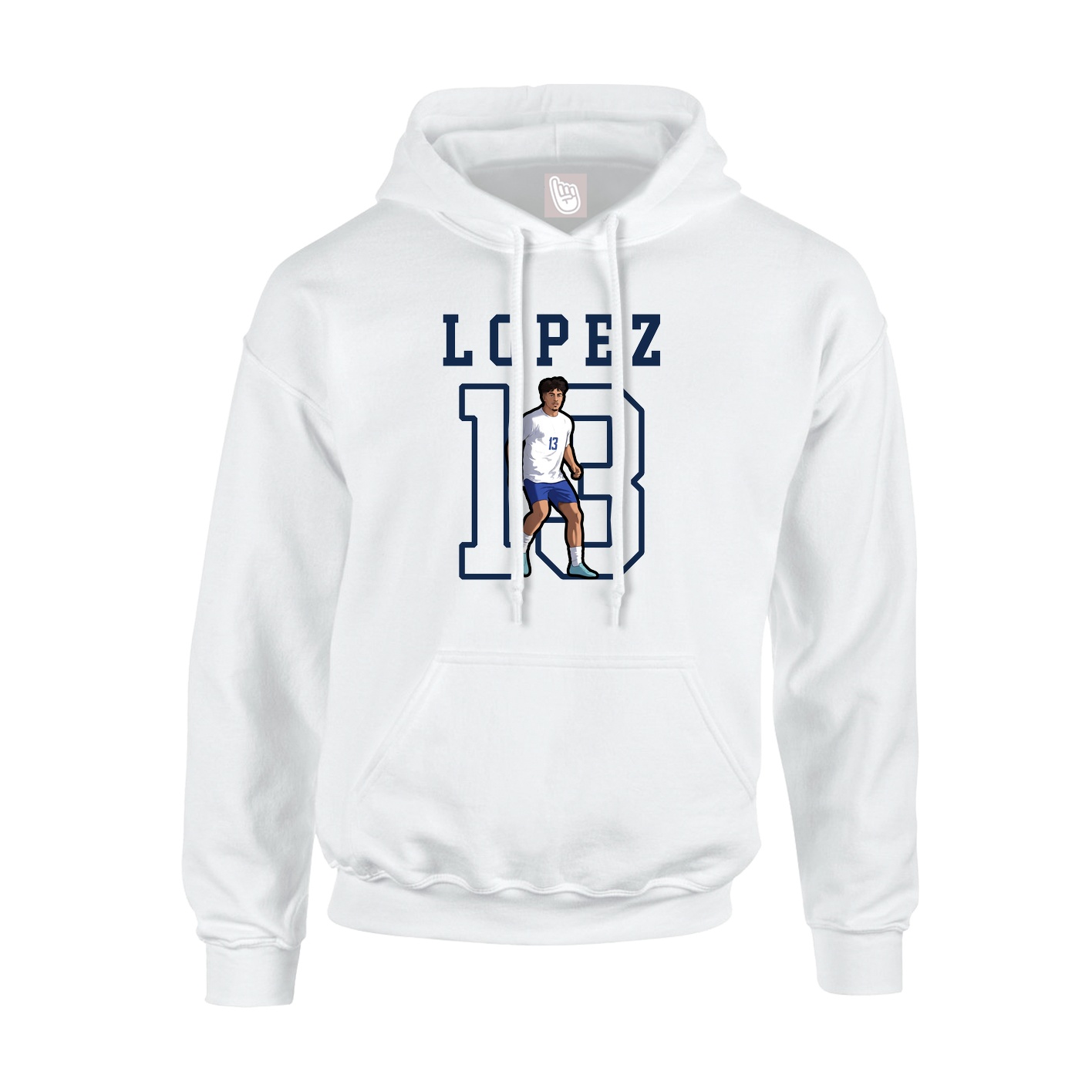 Hoodie — Shirsey in White