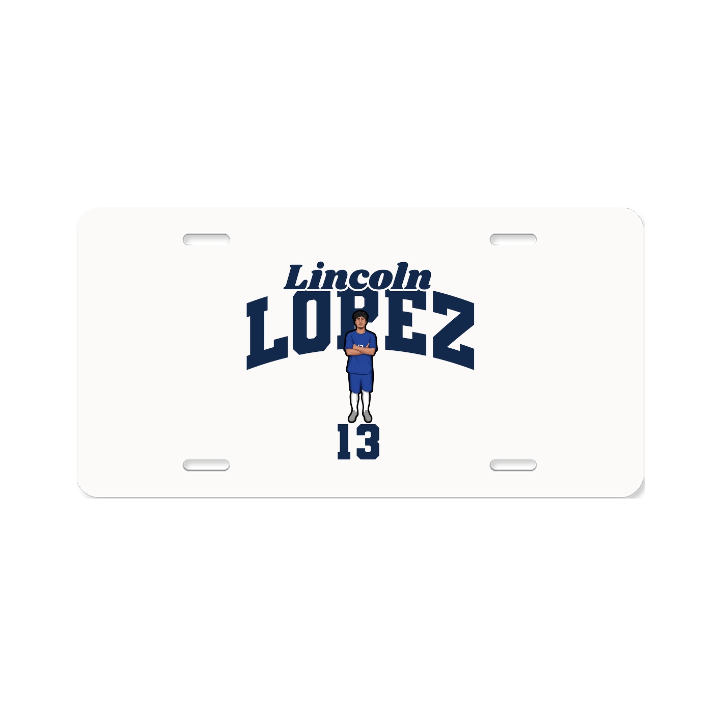License Plate — Signature Arch in Classic
