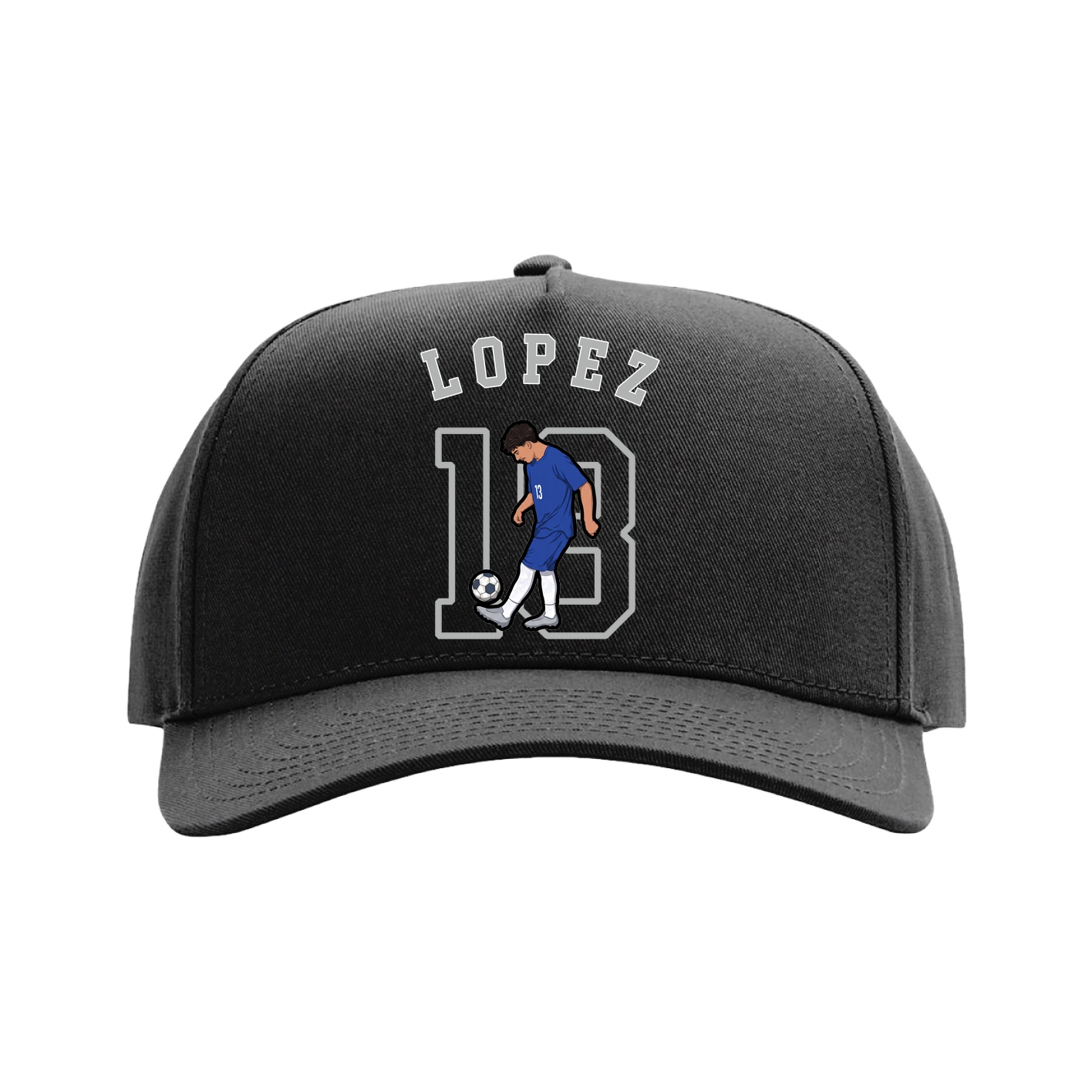 Full Fabric Five-Panel Champ Cap