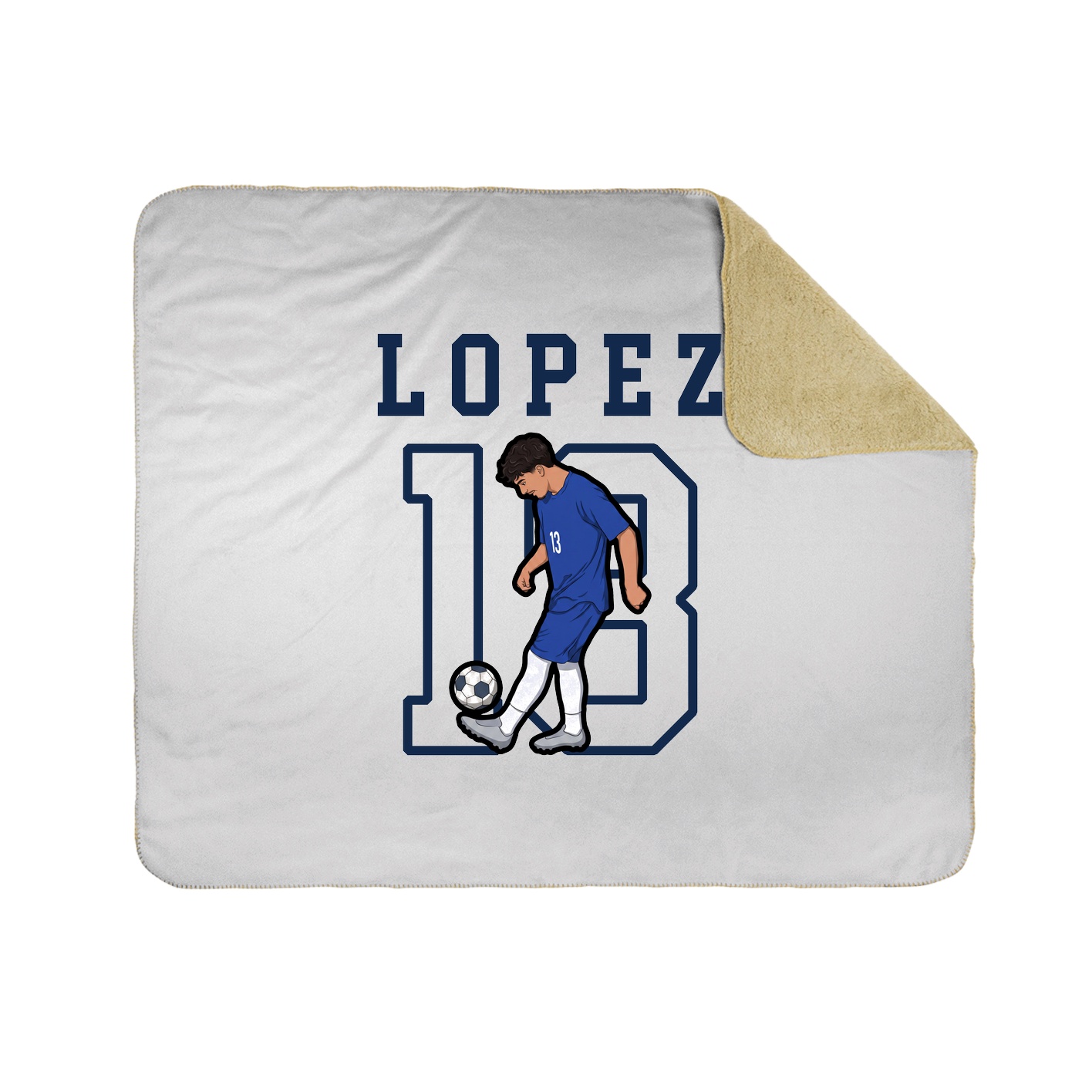 Throw Blanket — Shirsey in White