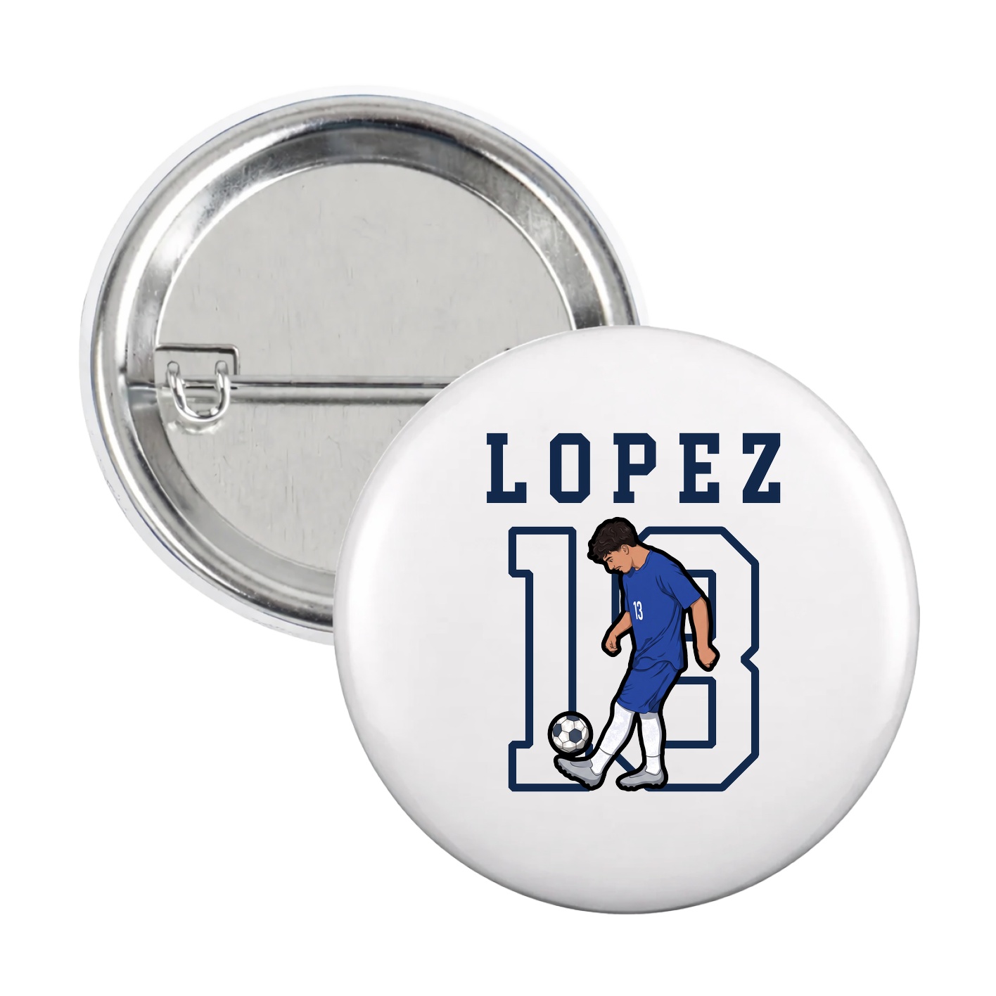 Game Day Button — Shirsey in White
