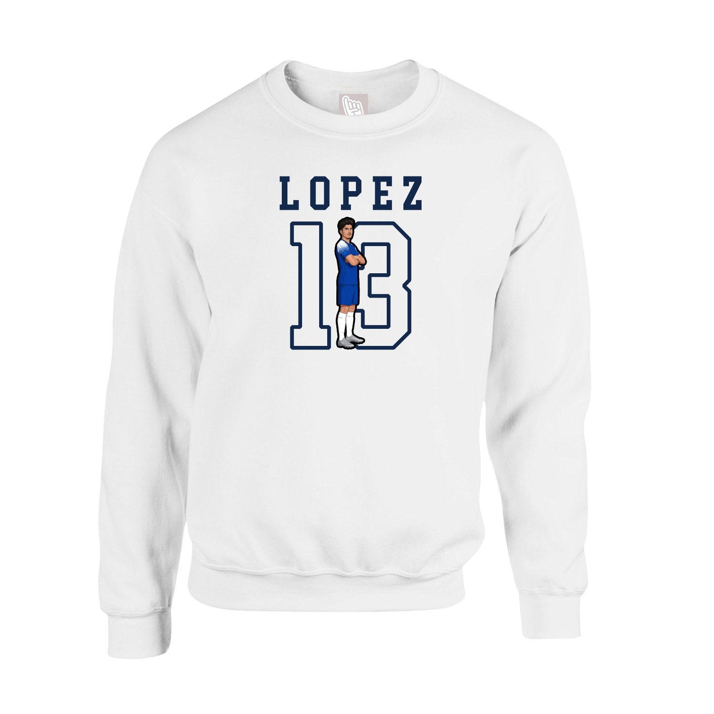 Fleece Crew — Shirsey in White
