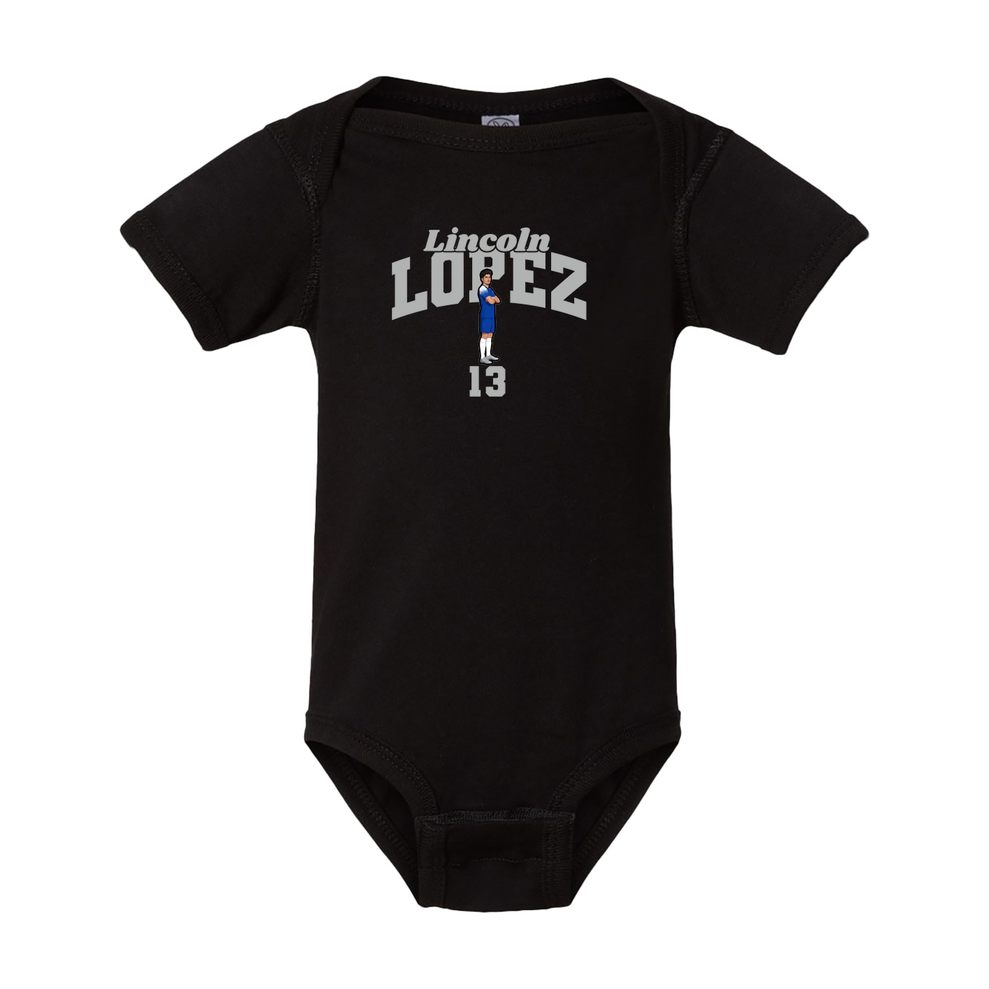 Baby Onesie — Signature Arch in Black