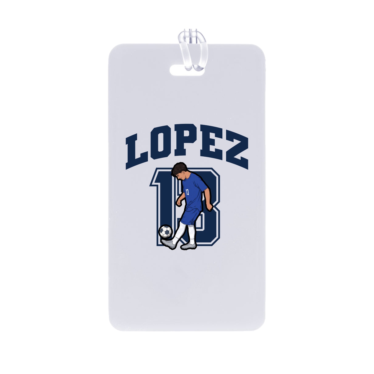 Bag Tag — Number in Classic
