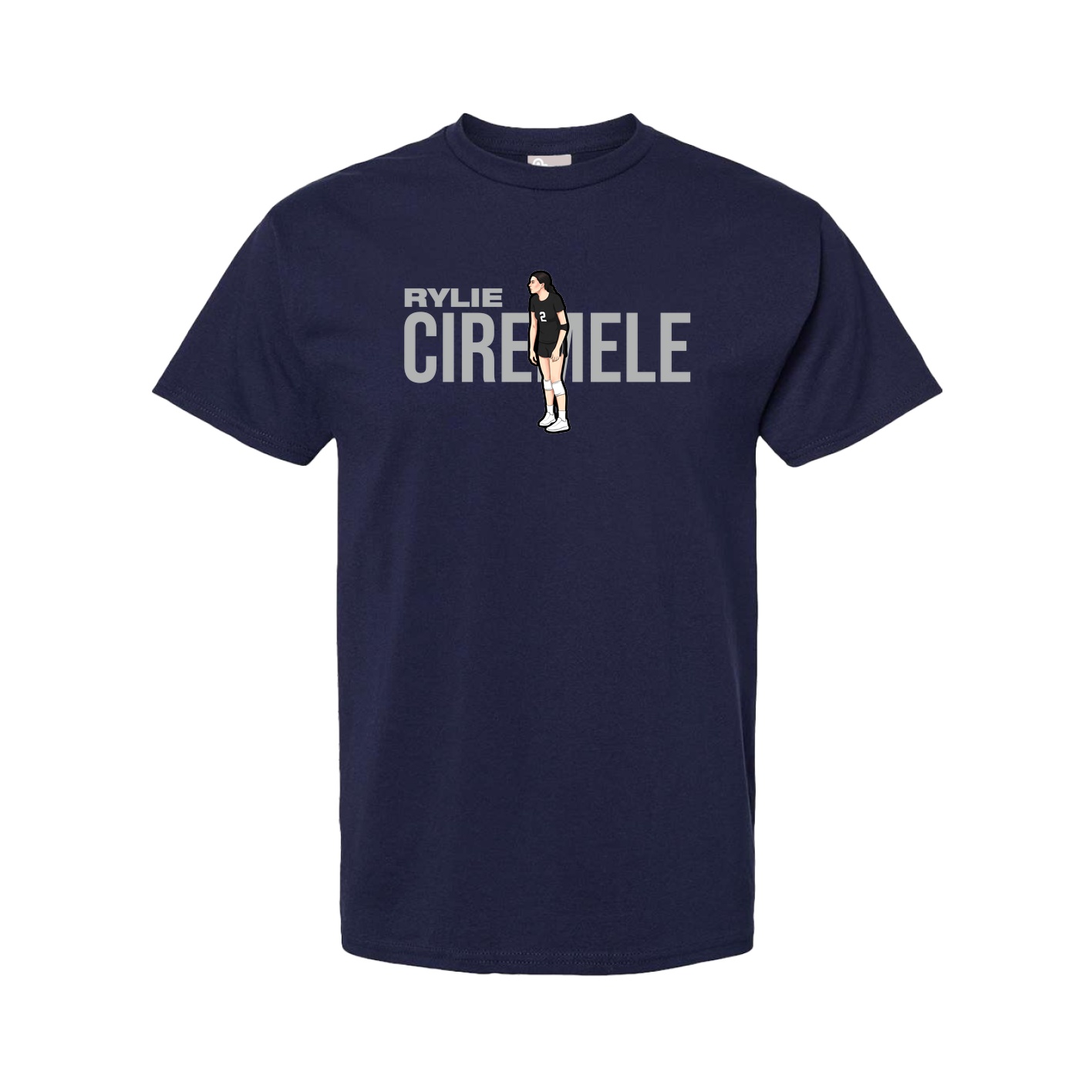 Tee — Player Name in Navy