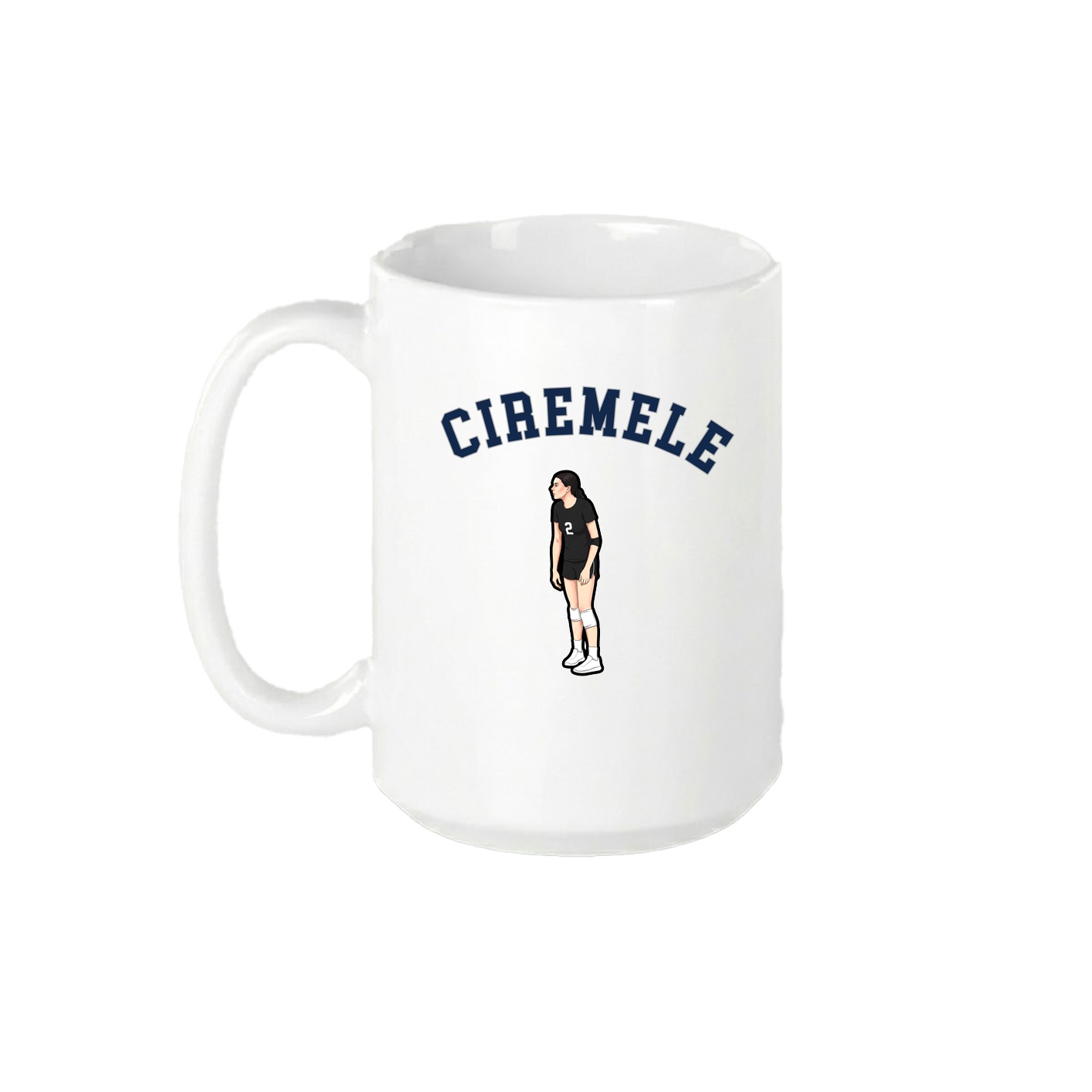 15oz Coffee Mug — Shirsey Arch in White