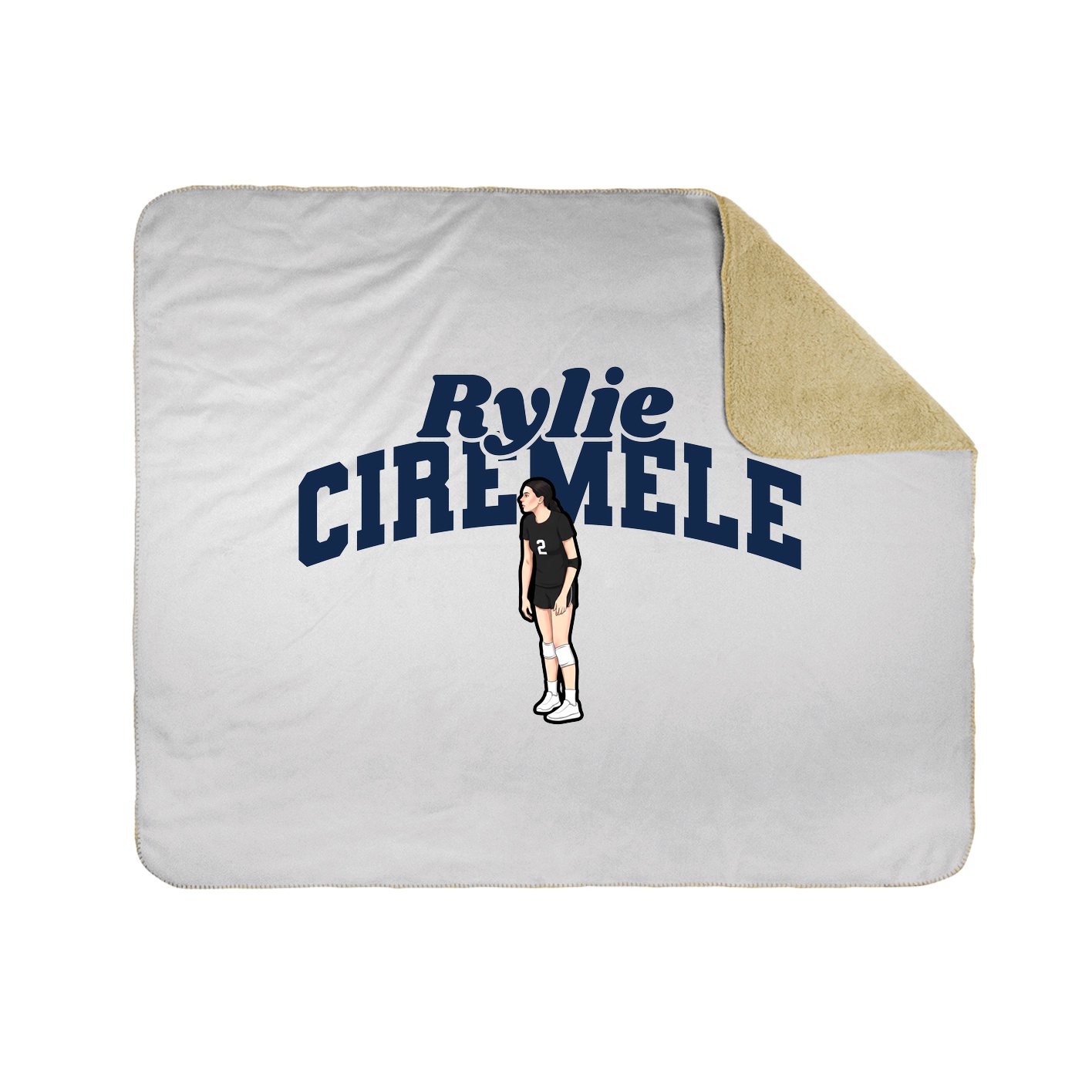 Throw Blanket — Signature Arch in White