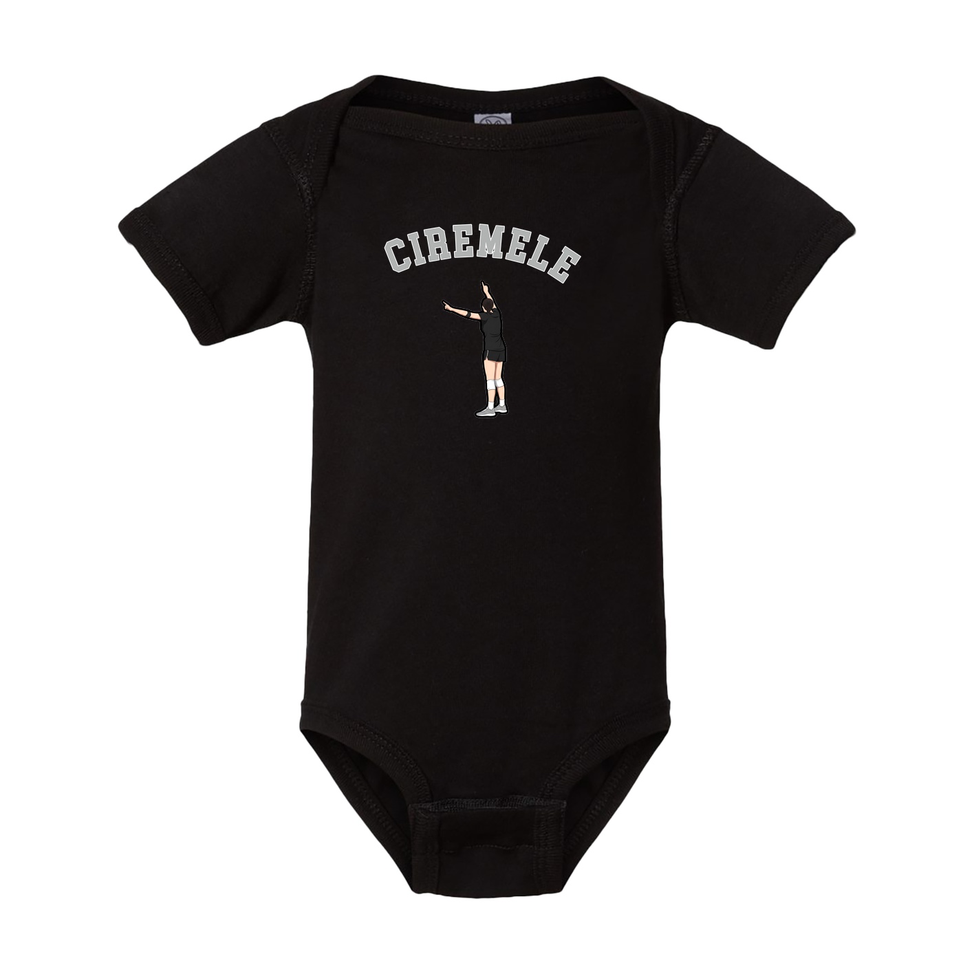 Baby Onesie — Shirsey Arch in Black