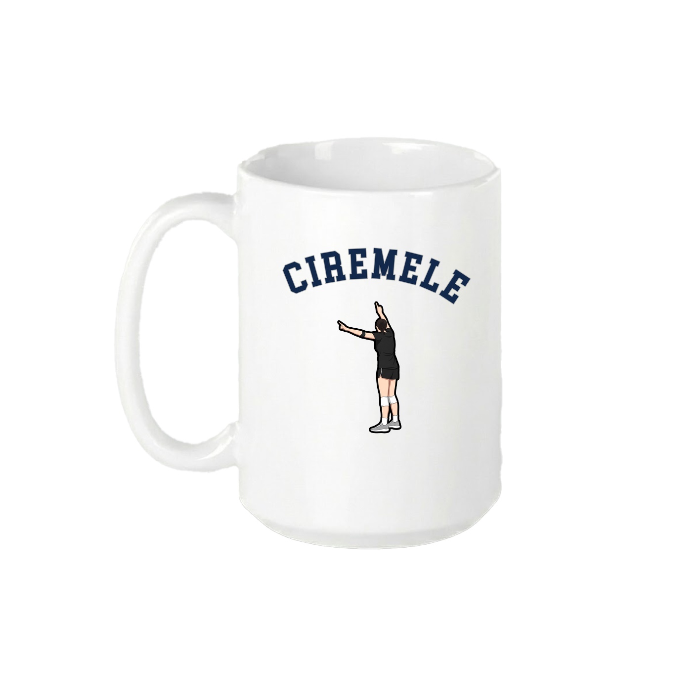 15oz Coffee Mug — Shirsey Arch in White