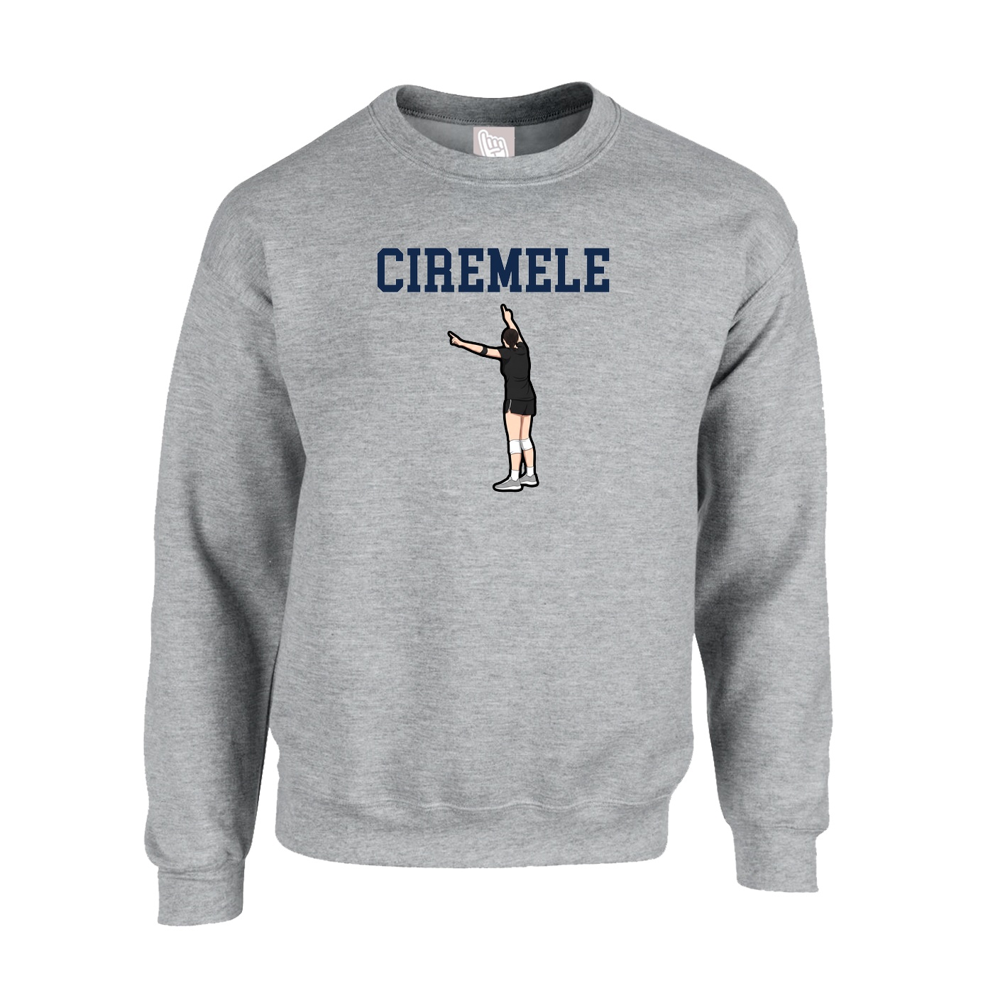 Fleece Crew — Shirsey in Grey