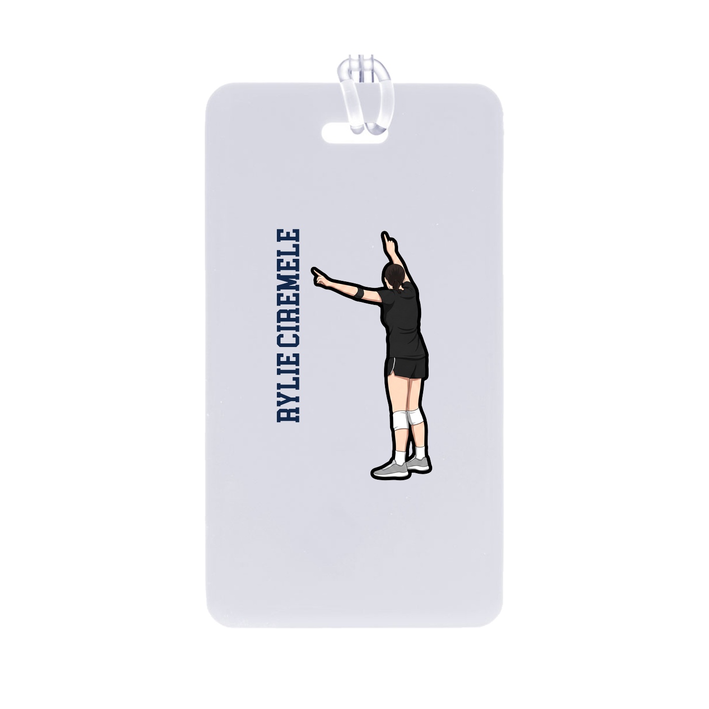 Bag Tag — Name Vertical in Classic