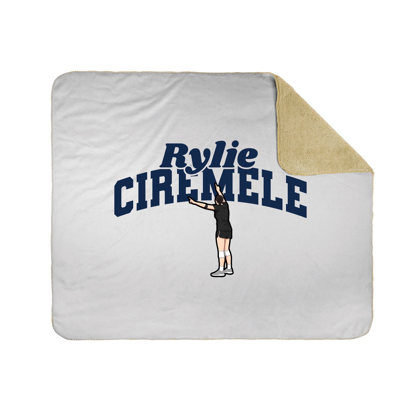 Throw Blanket — Signature Arch in White