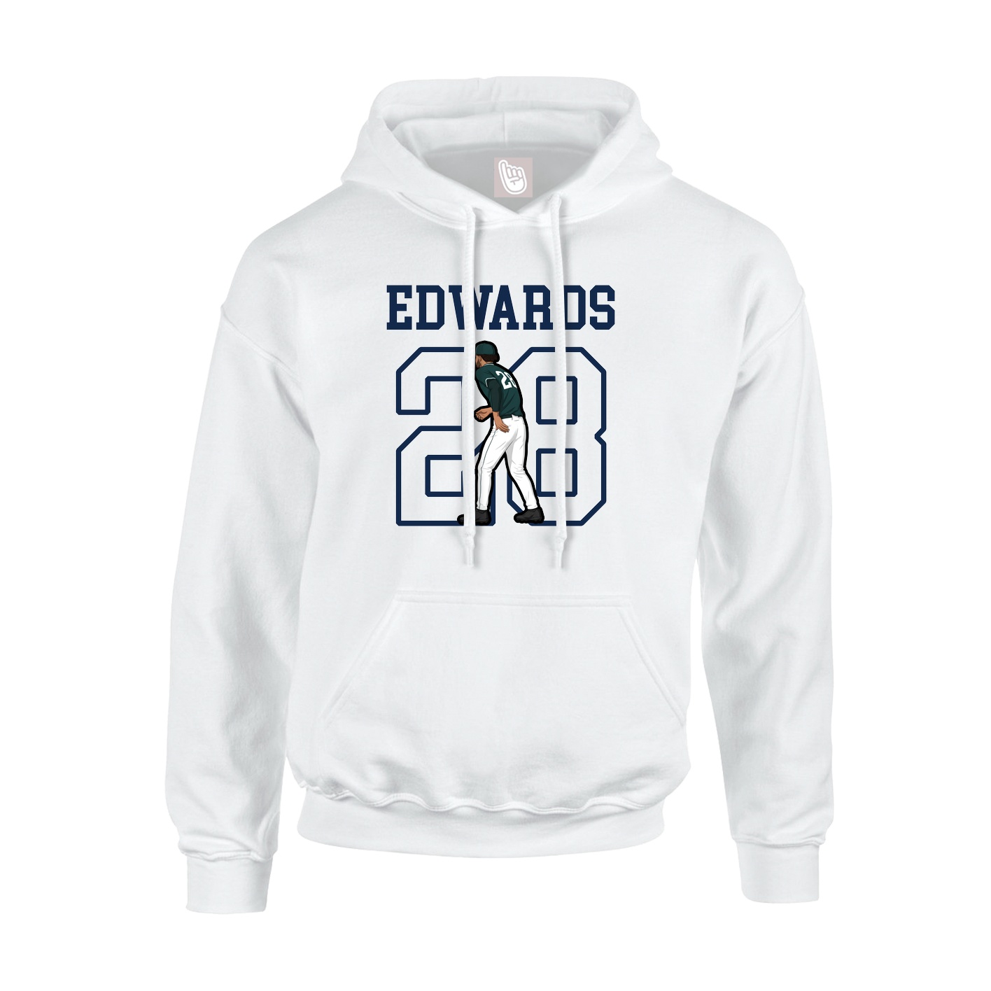 Hoodie — Shirsey in White