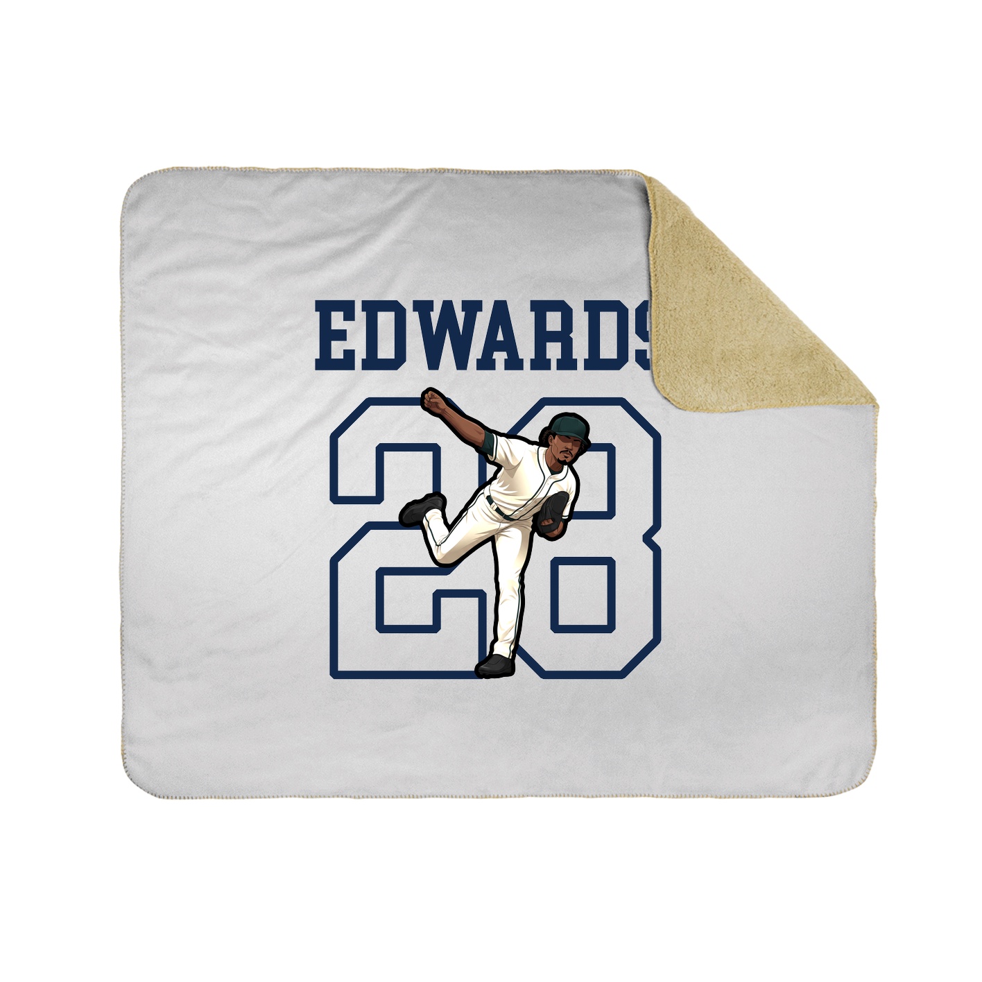 Throw Blanket — Shirsey in White