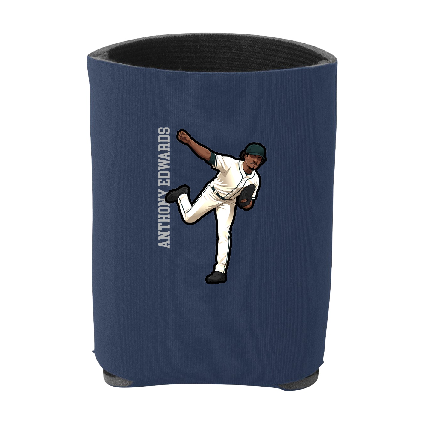 Can Holder — Name Vertical in Navy