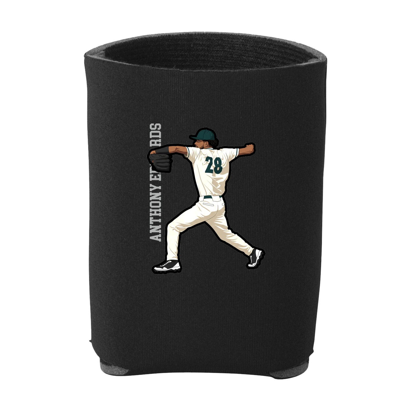 Can Holder — Name Vertical in Black