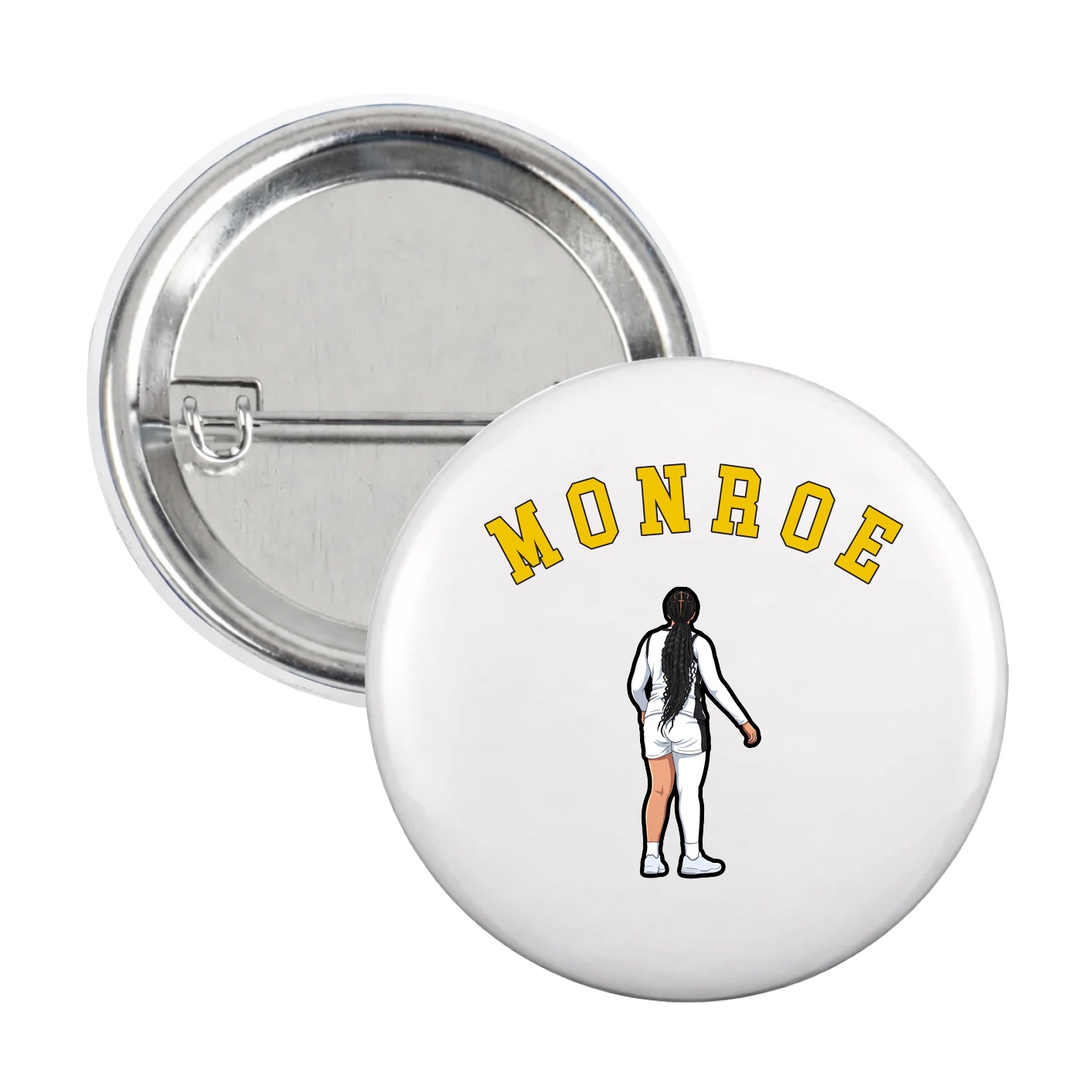 Game Day Button — Shirsey Arch in White