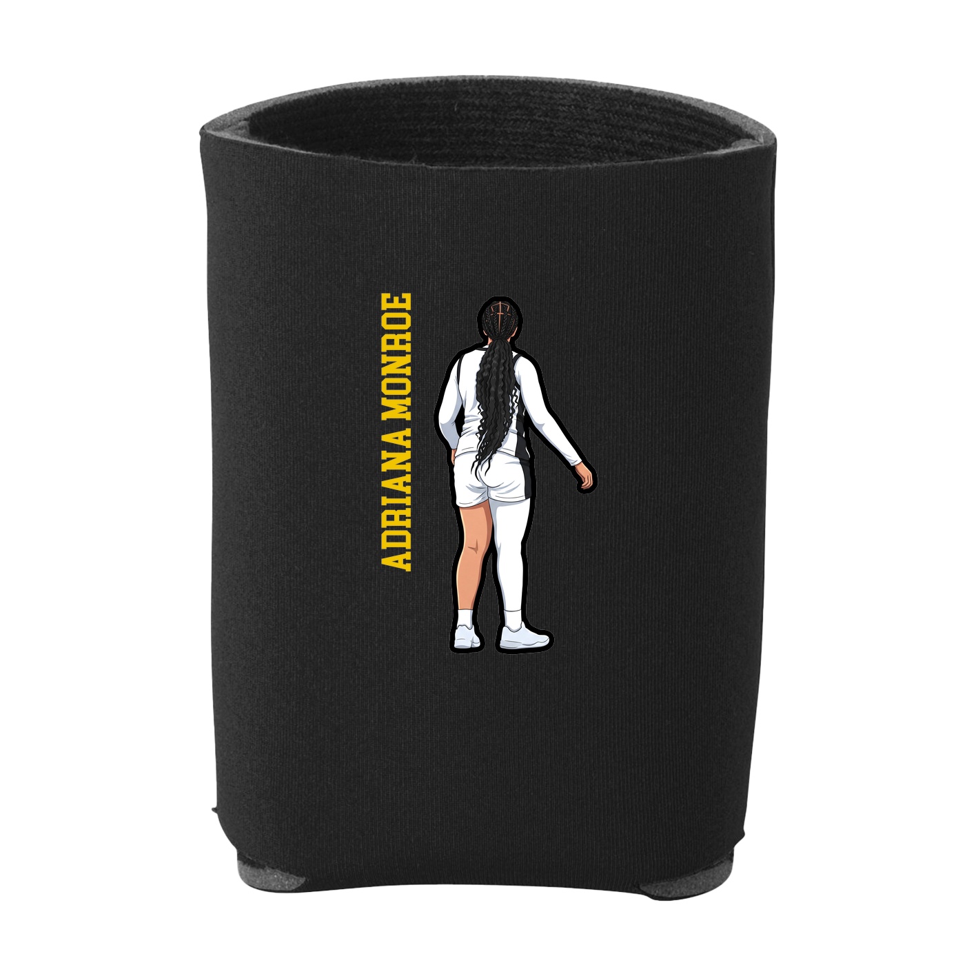 Can Holder — Name Vertical in Black