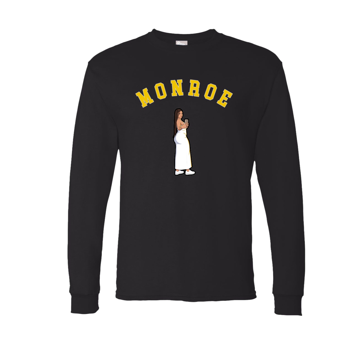 Long Sleeve Tee — Shirsey Arch in Black