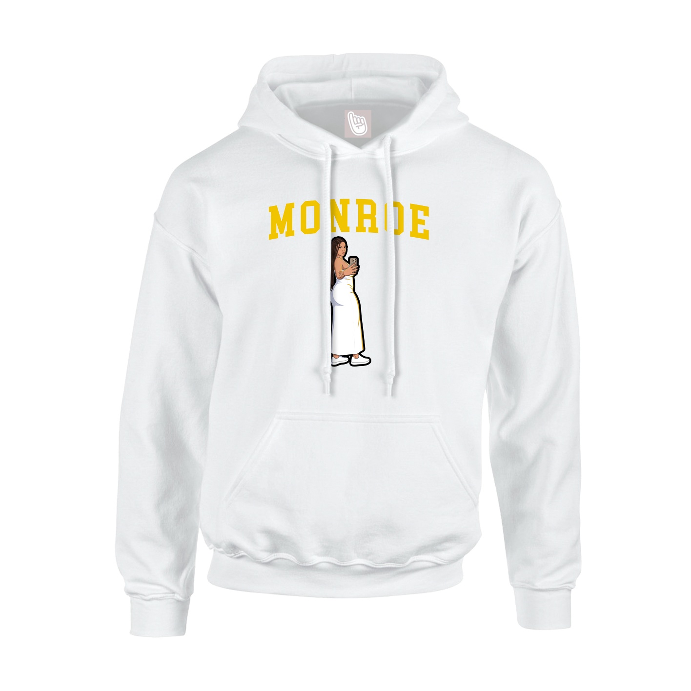 Youth Hoodie — Shirsey in White