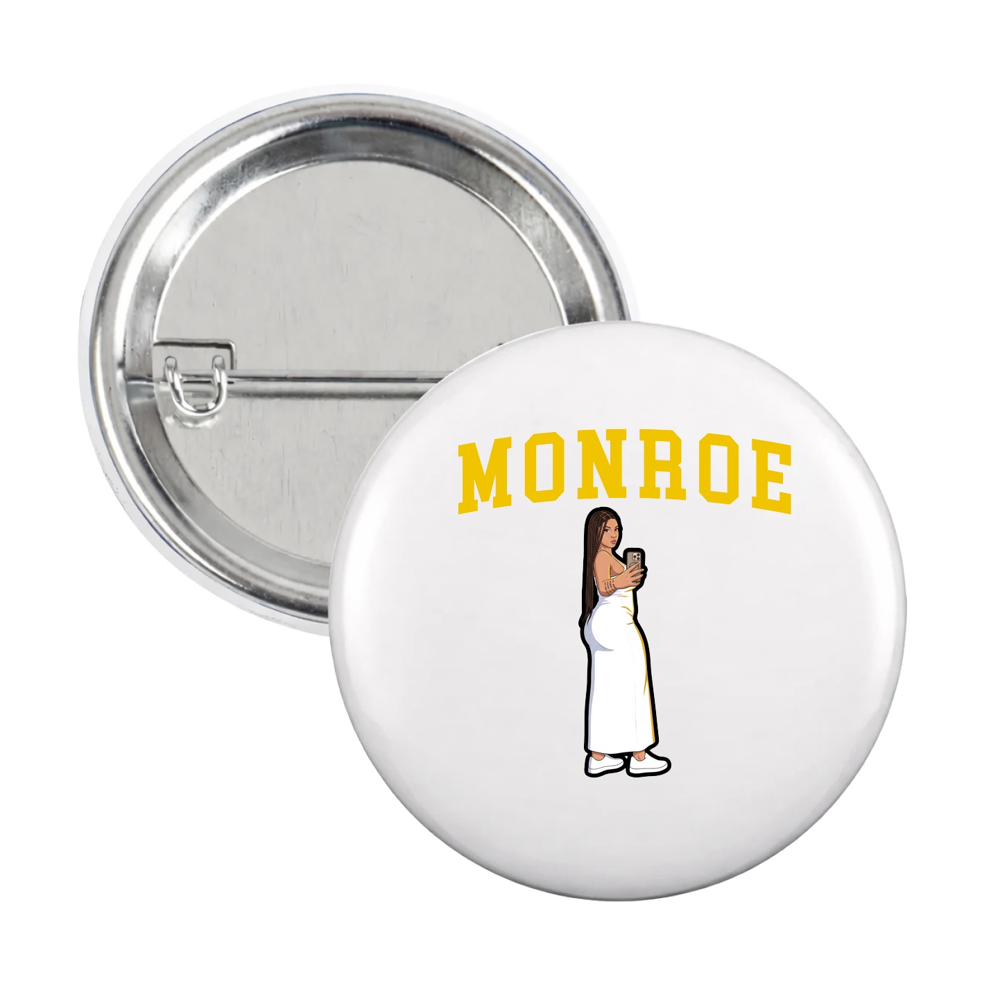 Game Day Button — Shirsey in White