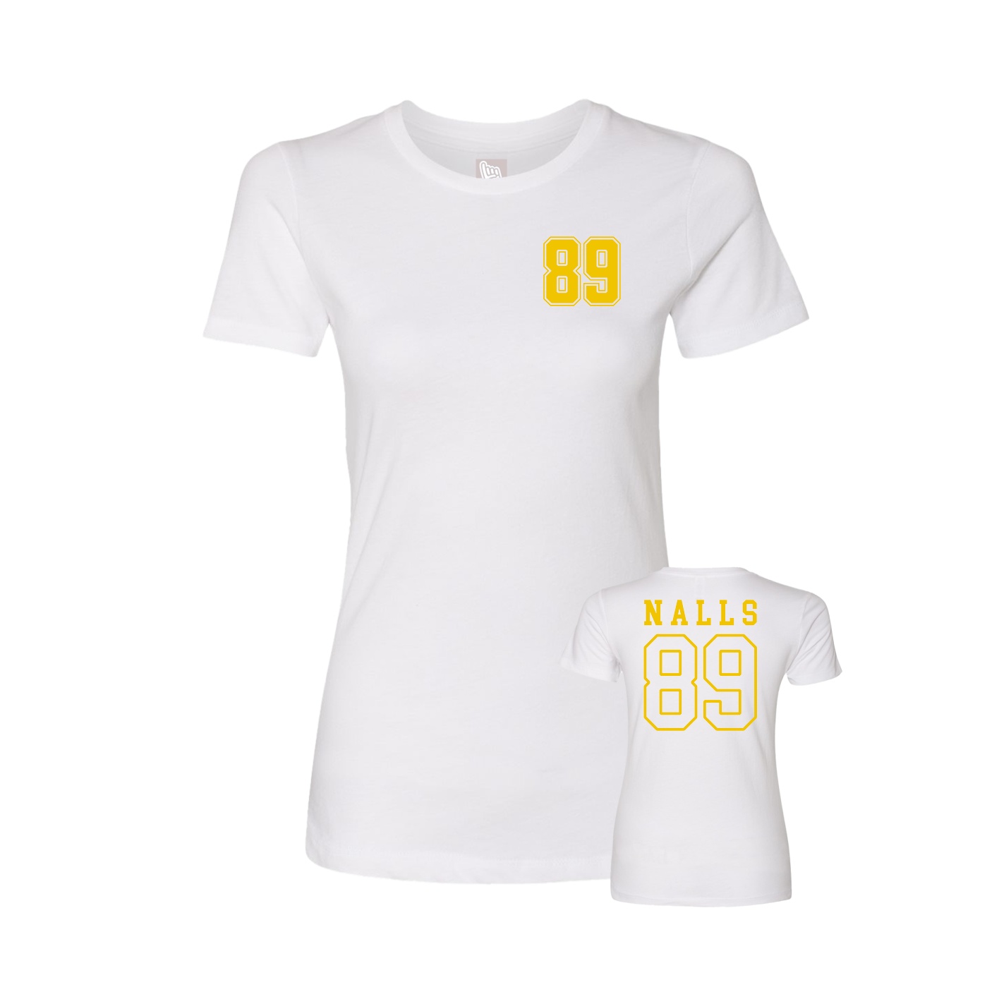 Womens Tee — Chest Back in White