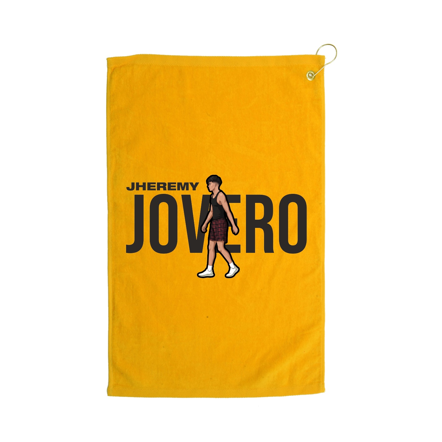 Golf Towel — Player Name in Gold
