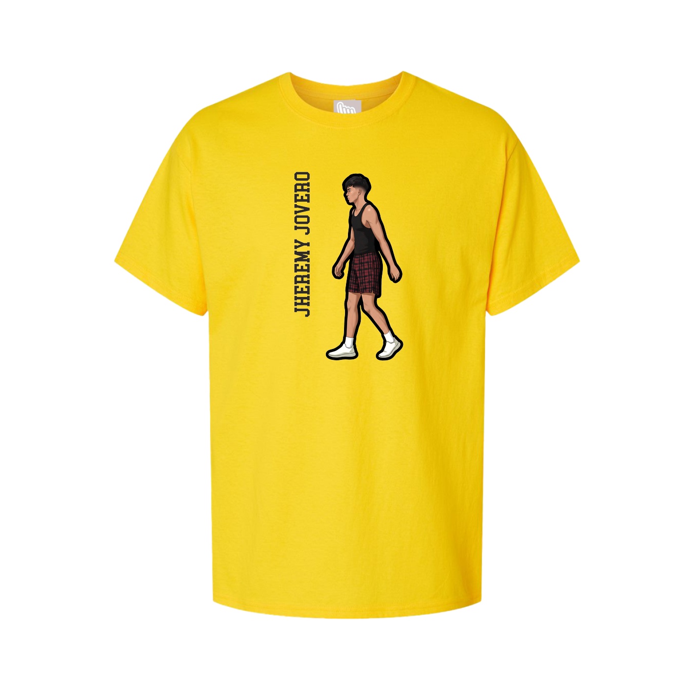 Tee — Name Vertical in Gold