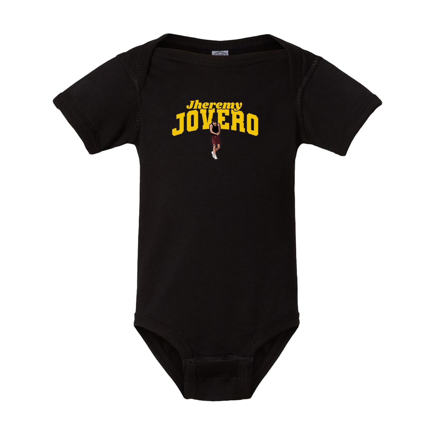 Baby Onesie — Signature Arch in Black