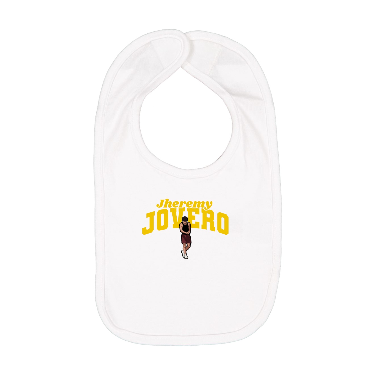 Infant Bib — Signature Arch in White