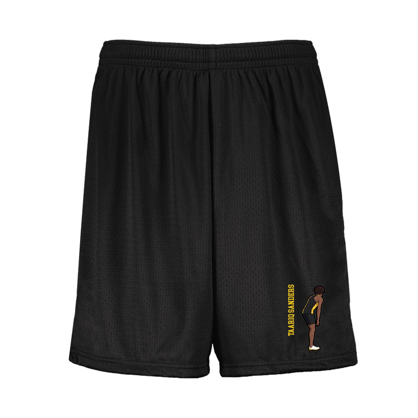 Shorts — Name Vertical in Black